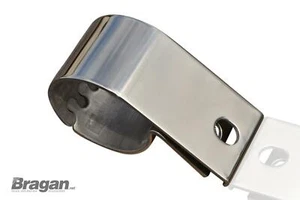 63mm Spot Light Steel Bracket Clamp B For BullBar Chin Nudge Truck Grill Fitting - Picture 1 of 3