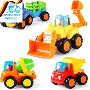 Gostock Baby Spielzeugauto Spielsachen Baufahrzeuge Für Kinder 12 18 Monate, Spi - Bild 1 von 12