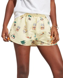 RARE adidas Originals Women's Size L Graphic Shorts Beach Retro Multi IC3073 - Picture 1 of 4