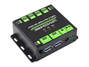 Waveshare 4xUSB 3.2 Port Switchable Dual Host Industrial Grade USB HUB Extending - Picture 1 of 16