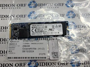 TOSHIBA 256GB M.2 NVMe 2280 SSD THNSN5256GPU7, Grade A, SKU 10905 - Bild 1 von 1