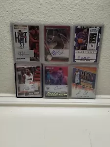 Lot Of 6 Signed Cards, Basketball Variety Numbered Autos, Rookie Autos. - Picture 1 of 4
