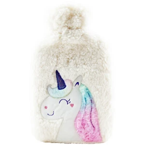 Wärmflasche Einhorn flauschig 1 x 2 Liter Inhalt Weihnachten Winter Wärme Pülli - Bild 1 von 2