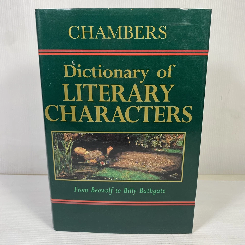 Chambers Dictionary of Literary Characters Hardcover 1998 - image 1 of 4