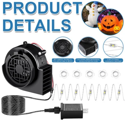 12V 1.5A Inflatable Blower Replacement Air Blower Fan Blower Motor for Halloween - Image 1 of 4