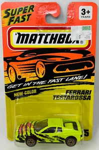 Matchbox 1993 - Ferrari Testarossa #75 - New Factory Sealed 1:64 Yellow Unopened - Picture 1 of 6