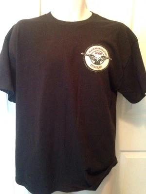 Camiseta masculina preta Black Hills Rally Sturgis S. D. 2009 grande - Imagem 1 de 4