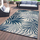 Rugshop Navy Indoor Outdoor Rug Modern Floral Reversible Plastic Porch Rugs 8x10
