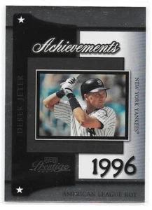 DEREK JETER 2004 PLAYOFF PRESTIGE ACHIEVEMENT A-7 NEW YORK YANKEES HOF MVP - Picture 1 of 1