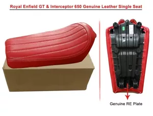 Adapté Pour Royal Enfield Gt & Intercepteur 650 D9 Simple Rider Siège - Photo 1/5
