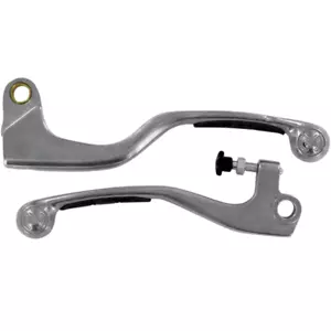 Moose Racing Clutch & Brake Lever Set With Grips Honda CR125R CR250R CRF250R - Picture 1 of 5
