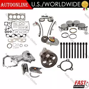 QR25DE Master Engine Rebuild Kit For 02-06 Nissan Altima Sentra 2.5L DOHC 16v - Picture 1 of 44