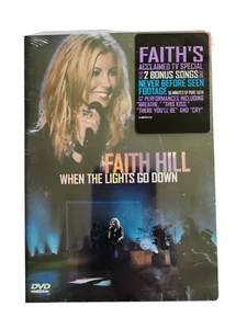 Faith Hill When The Lights Go Down DVD 2003 Amaray Packaging New Sealed - Imagen 1 de 3