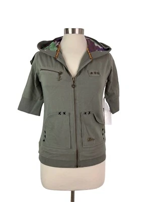 Chaqueta con Capucha LRG Luxurie Talla L Verde Resistente León Cremallera Sudadera con Capucha NUEVA Ropa de Calle Foto 1 de 4