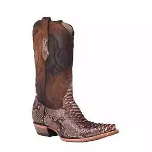 Corral Men's Python & Lamb Brown Western Boots A4452 - Picture 1 of 1