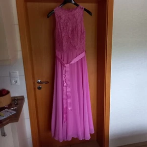 Damen Kleid, festl. Gr. 42, pink, lang, 1x getragen, guter Zustand - Bild 1 von 7