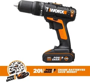 WORX WX371 trapano avvitatore a percussione a batteria 20 V - Foto 1 di 1