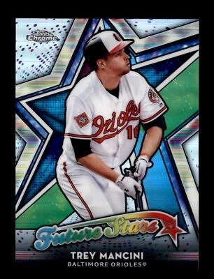 2018 Topps Chrome Future Stars #FS-16 Trey Mancini Baltimore Orioles - Image 1 of 2