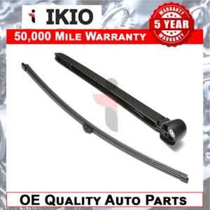 Ikio Rear Wiper Arm + Blade For Audi A4 (2008-2016) 2.0 TFSI 3.0 TDI S4 CPWA142A - Picture 1 of 9