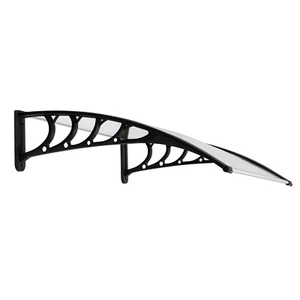 Tablero transparente de 40 * 32 pulgadas, soporte negro, toldo de lluvia, soporte de plástico - Imagen 1 de 24