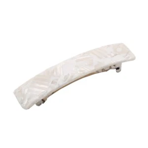 Barra de cabello automática hecha a mano para mujer French Amie oblonga 3 1/2" de celuloide - Imagen 1 de 37