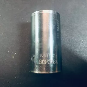 MATCO TOOLS BDP326A 3/8"-DRIVE SAE 1" SHALLOW IMPACT 6-POINT SOCKET - Picture 1 of 6