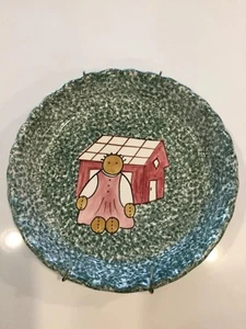 VINTAGE LOS ANGELES POTTERY 1970’S WARE PIE PLATE - Picture 1 of 5