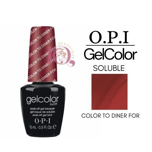 Botella vintage de gel soluble en remojo OPI GelColor T25 - color para comer Foto 1 de 1
