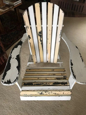 Vintage Handcrafted Adirondack Chair Cover