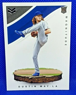 DUSTIN MAY 2020 Panini Chronicles MAGNITUDE #17 Rookie RC Los Angeles DODGERS - Image 1 of 3