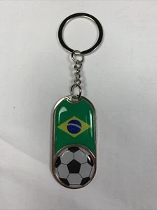 Brazil ~ Keychain Alloy World Cup Souvenirs National Team - Picture 1 of 5
