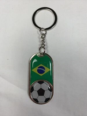 Brazil ~ Keychain Alloy World Cup Souvenirs National Team - Image 1 of 4