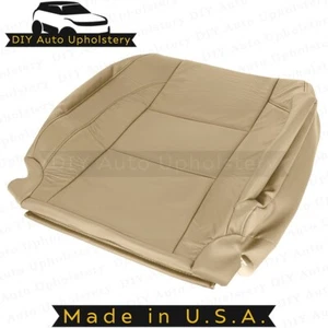 2005-2015 For Nissan Titan Passenger Top/Bottom Leather Seat Covers Tan - Picture 1 of 18