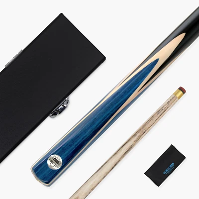 PRO147 Windser 57" 2 Piece Snooker Pool Cue and Case Set 9.5mm Pro Layered Tip - Image 1 of 4