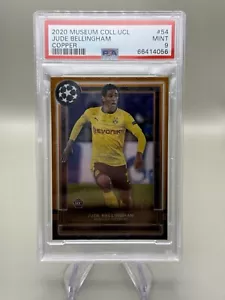 2020-21 Topps Museum Collection UCL - #54 Jude Bellingham (RC) Copper /99 PSA 10 - Picture 1 of 2