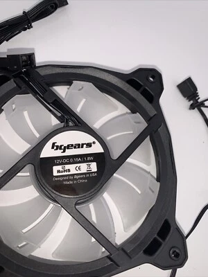 BGears Fan 12v-DC 0.15A/ 1.8w New Open Box Rohs - Image 1 of 3