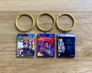 Video Game Keyrings ANY GAME You Want Novelty Keyring Gamer Gifts Secret Santa - Foto 1 di 14