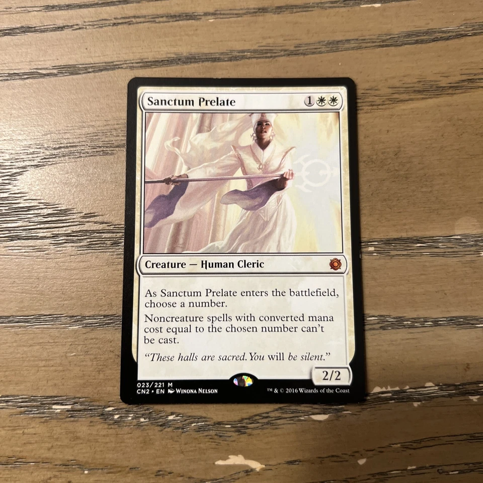 MTG 1X Sanctum Prelate X1 Conspiracy: Take the Crown Magic - NM. M3 - Image 1 of 1