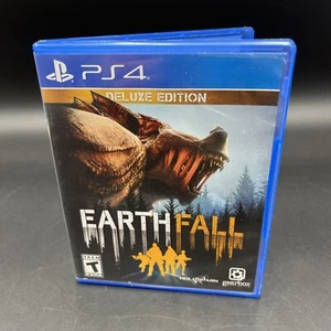 Earthfall Deluxe Edition (Sony PlayStation PS4, 2018) Cleaned, Tested, Complete - Picture 1 of 4