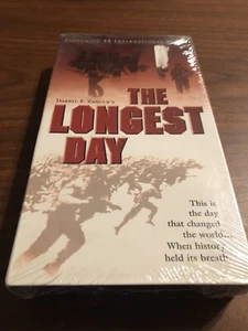 "The Longest Day"(VHS-1990) John Wayne Henry Fonda Sealed - Picture 1 of 4