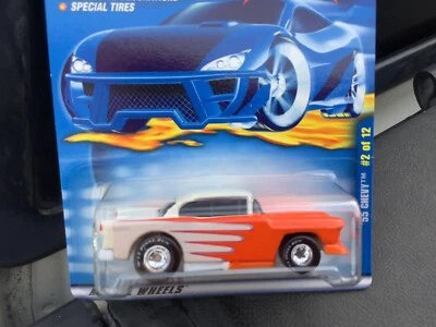 55 chevy RR Hot Wheels 2001 Final Run Last Production  #2of 12 as pictured - Image 1 of 2