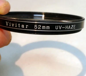 Vivitar 52mm UV Clear Filter UV-Haze - Picture 1 of 5
