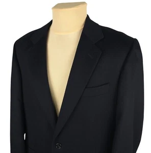 Johnstons Mens Navy Cashmere Blazer Jacket Size 44L (XL) - Picture 1 of 13