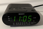 Sony Dream Machine réveil noir radio jeu de temps automatique ICF-C218 fonctionne très bien !