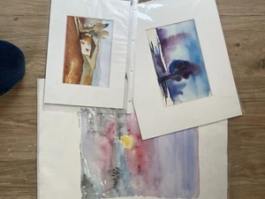 Aquarell Bilder Original 3 Stück - Bild 1 von 5