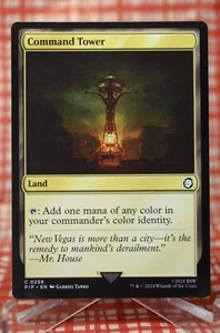 MTG Command Tower NM-Mint Universes Beyond: Fallout PIP 0259 - Picture 1 of 1
