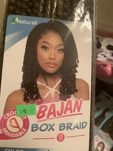 Bajan Box Zöpfe 12 Zoll insgesamt 6 Packungen 3 Farben #4 und 3 Farben #27 wie auf den Bildern zu sehen. - Bild 1 von 4