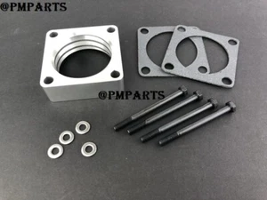 Espaciador de carrocería de acelerador plateado para 05-07 Toyota Matrix / 05-09 Toyota Corolla 1ZZFE - Imagen 1 de 1