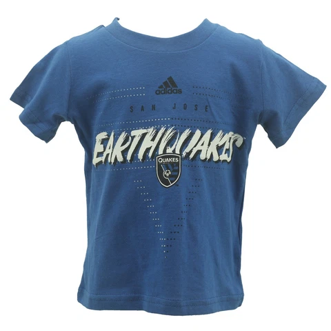San Jose Earthquakes Official Genuine MLS Infant Toddler Adidas T-Shirt New Cover