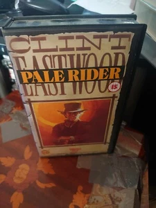 Pale Rider - Clint Eastwood - PAL VHS Video Tape (T28) - Picture 1 of 6